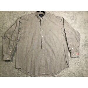 Polo Golf Ralph Lauren Lofting Plaid XXL Shirt LS 2XL Mens Work Casual Travel